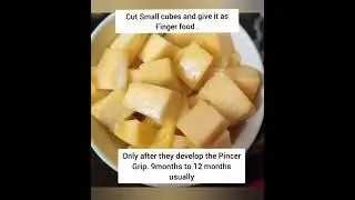 Can I Give Mango To My 6 Month Old Baby/ Mango Fo Toddlers/ Mangoes For Kids/How To Make Mango Puree