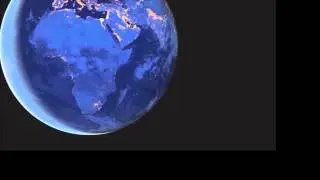 Free Video Background - Rotating Earth at Night Beautiful - Intro With Efect Lighthing 2