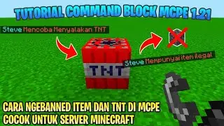 CARA MEMBUAT SISTEM BAN TNT DAN ITEM DI MCPE, ADMIN SERVER WAJIB TAU‼️