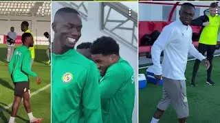 S&eacute;n&eacute;gal vs &Eacute;gypte: Derni&egrave;re s&eacute;ance d'entra&icirc;nement des Lions