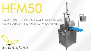 HFM50 Hamburger Formlama Makinası | Hamburger Forming Machine 🍔 K&ouml;fte, Hamburger