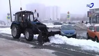 Мозырь скользит и буксует. Такого снегопада давно не знали здешние места&hellip;