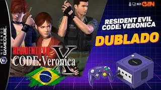 Resident Evil &ndash; Code: Veronica - DUBLADO - Nintendo GameCube