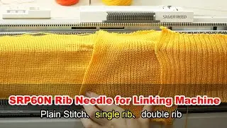 How Does the SK280 SRP60N Create Flawless Single Rib Fabrics? | KnittingMachine | beginner |tutorial