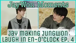 JayWon Moments from En-O'Clock Ep.4 | Jay & Jungwon | ENHYPEN 엔하이픈 | Jay making Jungwon laugh