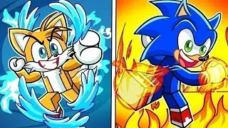 SONIC Y TAILS TIENEN PODERES ELEMENTALES en ROBLOX!