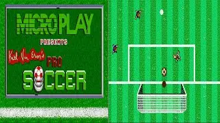 AMIGA Keith Van Eron's Pro Soccer 1989 MicroPlay US MICROPROSE SOCCER AND INDOOR SOCCER WITH OTHER N