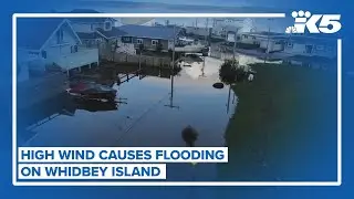 Storm causes flooding on Whidbey Island