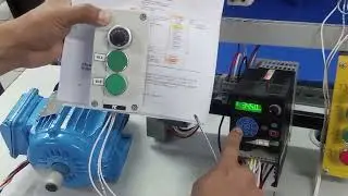 CONEXION Y CONFIGURACION VARIADOR POWER FLEX 525 -5 CONTROL VELOCIDAD LOCAL-EXTERNO  MOTOR TRIFASICO
