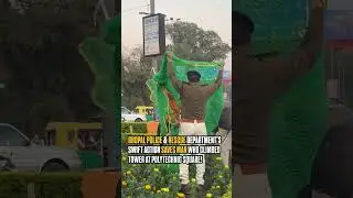 BHOPAL POLICE & RESCUE DEPARTMENT&rsquo;S SWIFT ACTION SAVES MAN WHO CLIMBED TOWER AT POLYTECHNIC SQUARE!