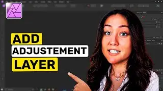 How to add adjustment layer in Affinity photo