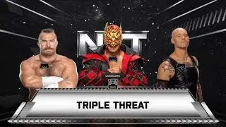 Матч-симулятор WWE 2K25: Дракон Ли против Джо Кофе против Барона Корбина