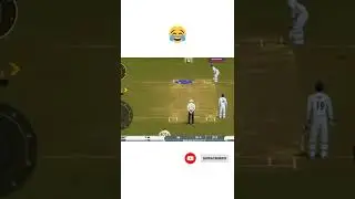 Funny moments in Real cricket 22 | rc22 glitch #shorts #viralshorts #dhoni #funnymoments
