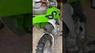 Kawasaki KLX110R Stock Exhaust Sound 2024