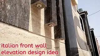 Italian marble front design || italian marble wall design || italian marble front elevation design