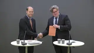 Pressträff i samband med överlämning av utredning om tryggare bostadsområden