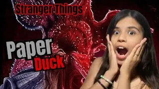 Tutorial do PAPER DUCK DE STRANGER THINGS! 🧇❤️ #natyecolle #paperduck #strangerthings #demogorgon