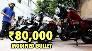 MODIFIED BULLET BIKES Starting ₹80,000 Only | BULLET MODIFICATION DELHI | Modified Royal Enfield