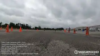 Tunewerks custom tuned Fiesta ST tearing it up on the autocross course!
