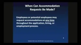 Employment Rights And Responsibilities Under The ADA