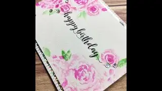 The Ton and So Suzy Stamps Collab Hop Day 2 - Faux Watercoloring