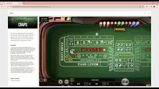 Testing out the Arnold craps system