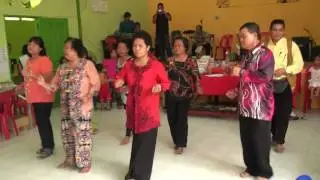 Poco-poco Gawai taun 2011 Bala Ari Kampung Sg Rama, Sebuyau.