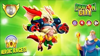 Dragon City - High Famine Dragon, A brand new HEROIC RACE 2022 [EXCLUSIVE DRAGON] 😱
