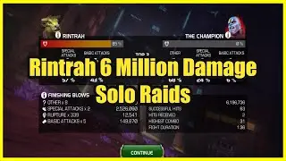 Rintrah 6 Million Damage Solo Raids MCOC