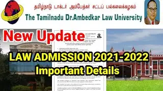 TNDALU Newupdate Law admission 2021-2022 |BALLB |BALLB HONS,BCALLB HONS, BBALLB HONS,BCOMLLB HONS
