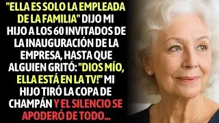 ＂Ella Es Solo La Empleada De La Familia＂ Dijo Mi Hijo A Los Invitados, Hasta Que Me Vieron En La