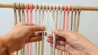 Макраме \| Настенное плетение макраме - Настенное плетение макраме легко