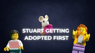 Little Stuart getting adopted before them| lego animation