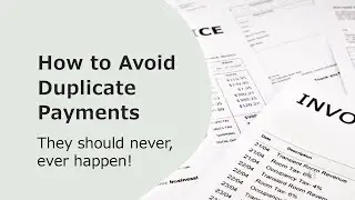 How to Avoid Duplicate Payments
