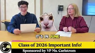 Video Announcement: 1/21/26
