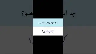 Learn Sindhi language @gkeducation5050
