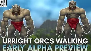 FIRST LOOK! Upright Orc Walking Animation Comparisons, Zandalari Druid Skins! WoW Battle for Azeroth