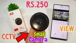 Wireless Hidden Wifi Mini Camera | A9 Mini Wifi Camera | Spy CCTV Camera With Wifi & Battery
