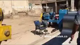 Coil slitting cutting line/ Mini slitting machine