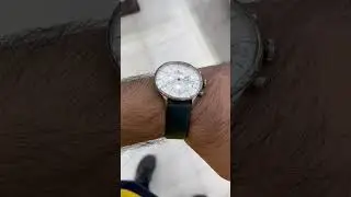 Titan On Trend white dial leather strap watch