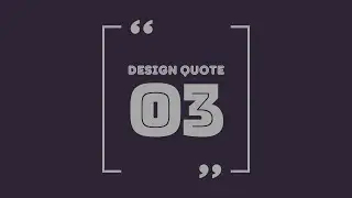 #DESIGN QUOTE 03 | #Steve Jobs I #Motion Graphics