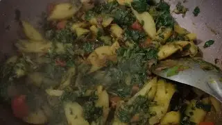  आज बनाई सर्दियों की आलू और मेथी की टेस्टी सब्ज़ी।Rajnish ki duniya