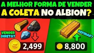Pare de Perder Prata na COLETA! Vender Direto ou Refinar no Albion?