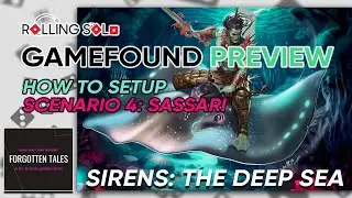 SIRENS: The Deep Sea | GameFound Preview | Solo Playthrough | How To Setup | Scenario 4: Sassari