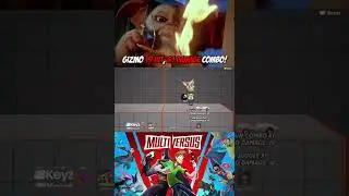 Insane Gizmo True Combo! | 19 Hits, 61 damage | Multiversus | #shorts