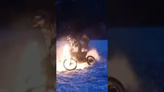 Интересные моменты на питбайках💕 