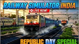 Republic day ay special ab🇮🇳playing Railway simulator india in mobile live stream