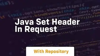 java set header in request