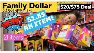 Family Dollar | Trash bag deal! $1.55 an item for 21 items!! $20/$75 scenario