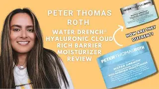 Обзор увлажняющего крема-бальзама Hyaluronic Cloud Rich Barrier от Peter Thomas Roth Water Drench 💦 | Надя Вега